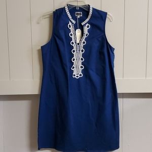 SZ. LARGE MUD PIE NAVY KATE CROCHET DRESS *BUNDLE ANY 3 GET 20% OFF
